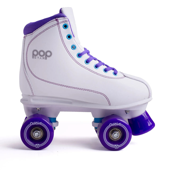 Patins Adulto Quad Tradicional Retro Pop Star Roxo Divoks