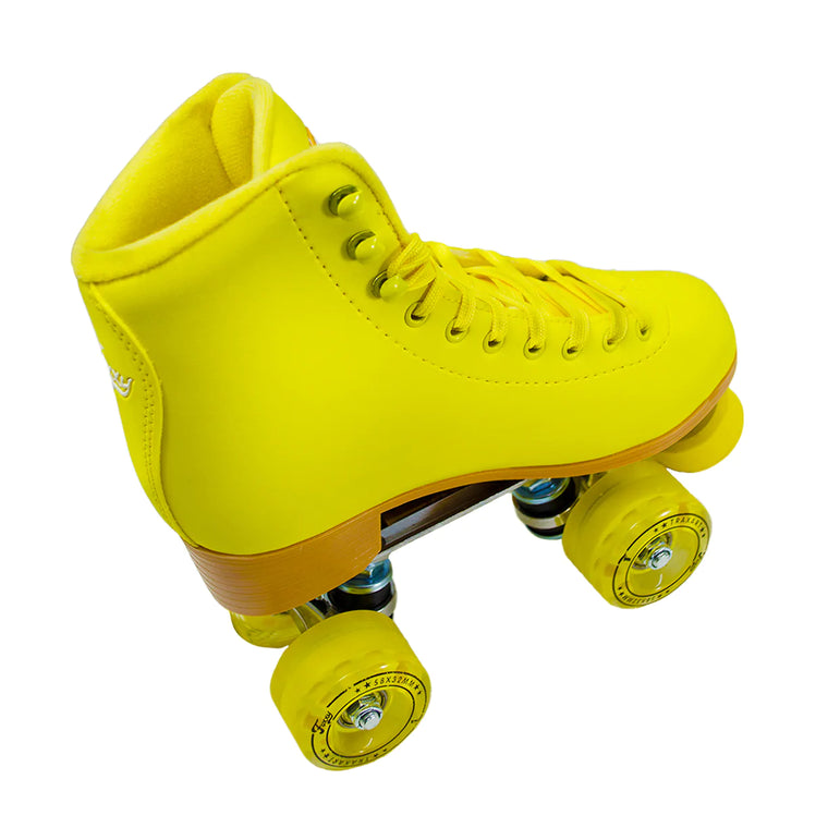 Patins Quad Traxart Foxxy Amarelo - 58mm X 32mm Abec-5