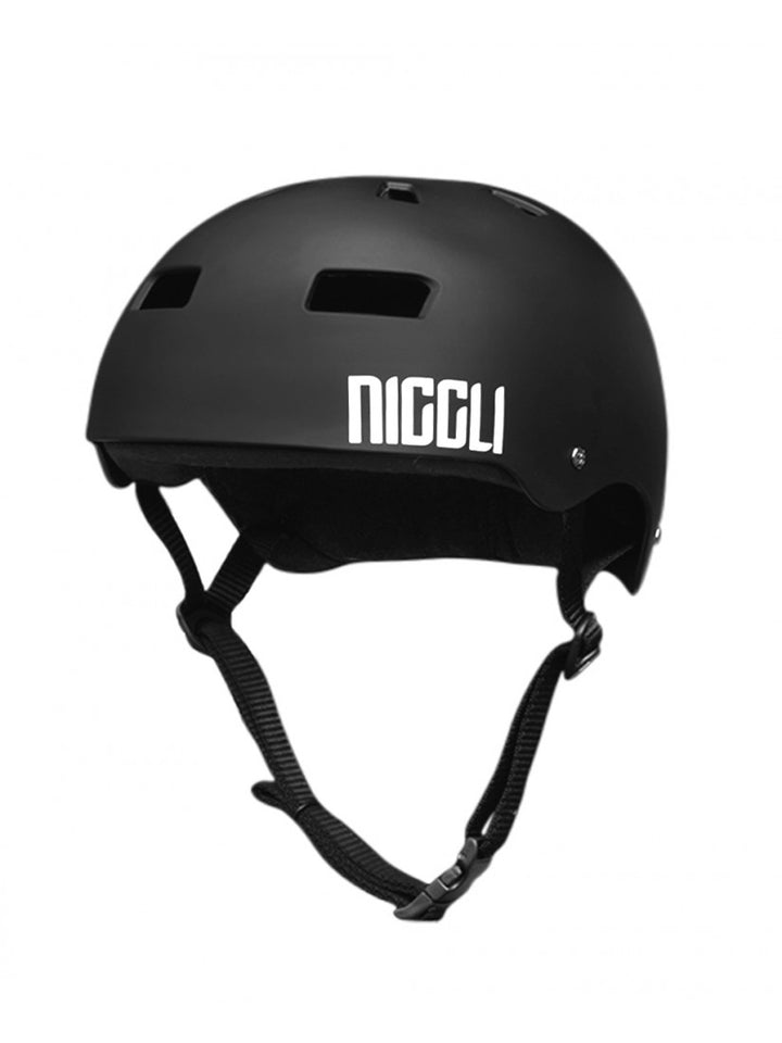 Capacete Niggli Pró Preto - Patins. Skate. Bmx