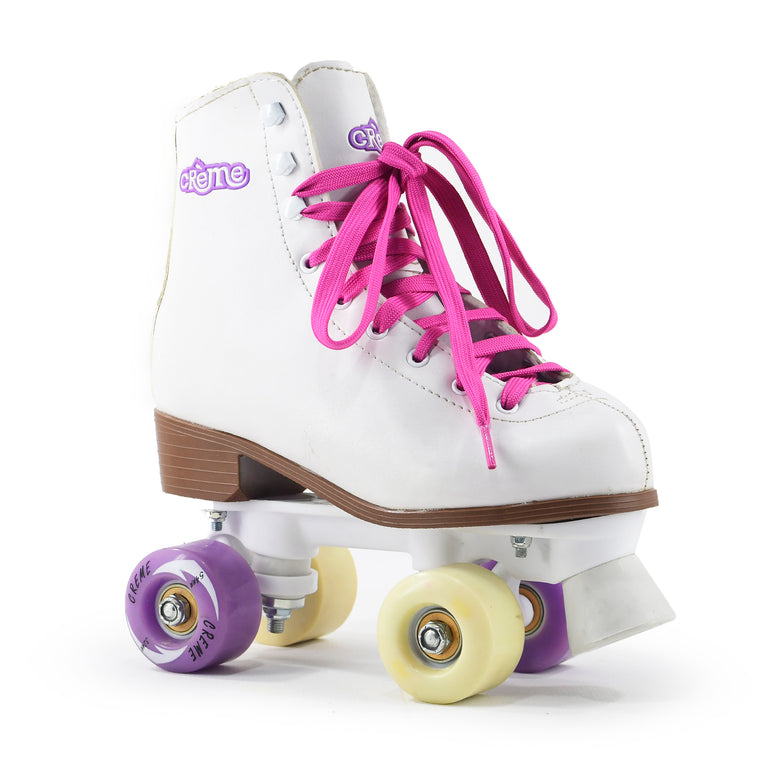 Traditional Quad Skates Cream White Abec-11 - size 33