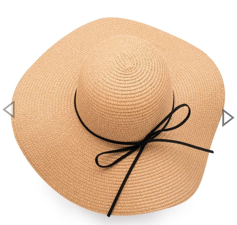 Maré Praia Hat With Leather Detail