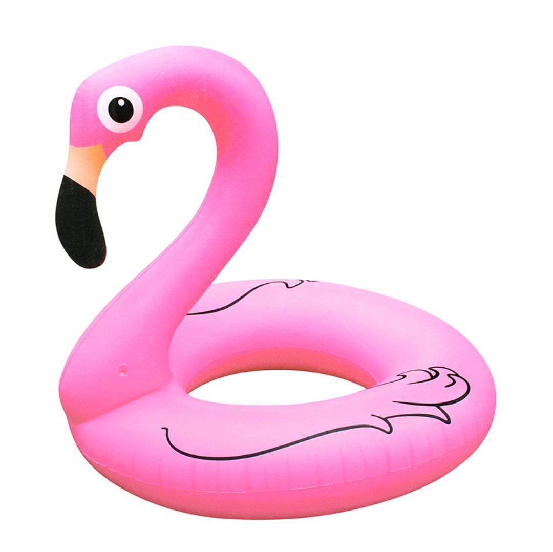 Boia Anel Flamingo 120cm Inflável Paia Piscina Cachoeira
