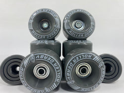 8 Rodas RollerDerby Para Patins Quad 54mm X 32mm + 16 Rolamentos 608ZB + 2 Freios