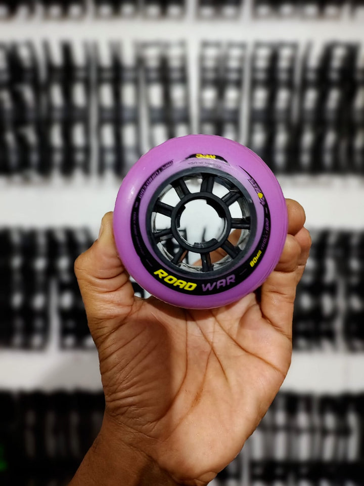8 Rodas MPC Road War 84mm 85a Maratona Asfalto Velocidade Premium Preta