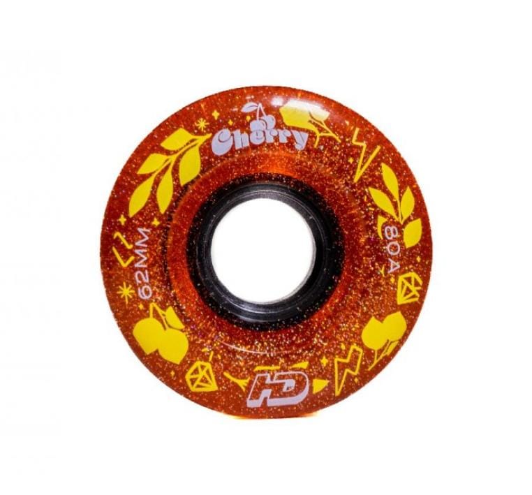 HD INLINE WHEELS SET (8UN) - CHERRY - 62MM - 80A