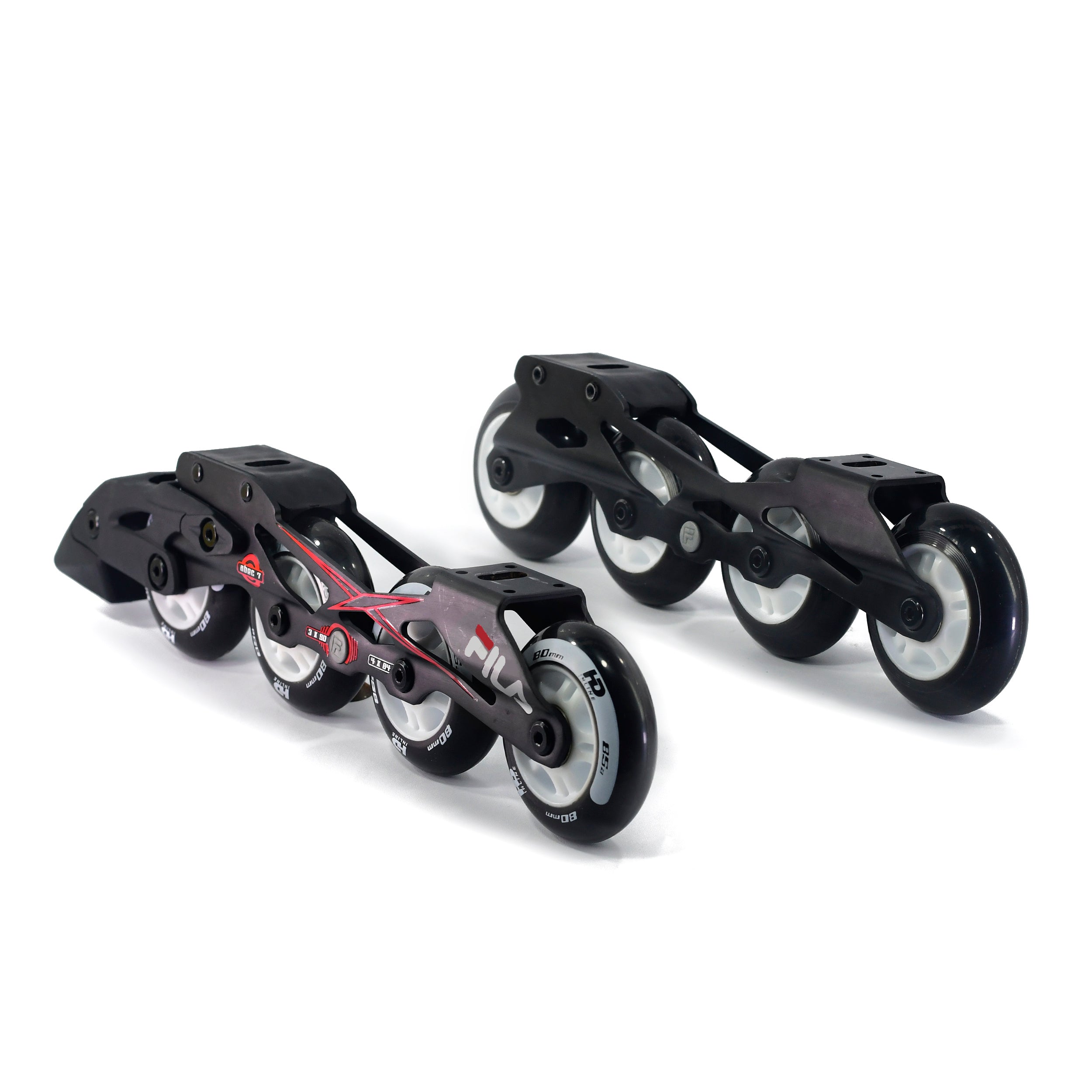 Hybrid Base Fila Houdini Skates Complete with Skull Wheels