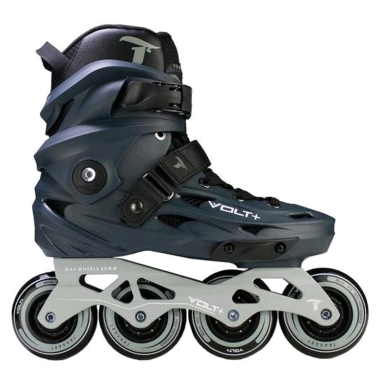 PATINS INLINE FREESTYLE TRAXART VOLT + GRAFITE - 80MM ABEC-9