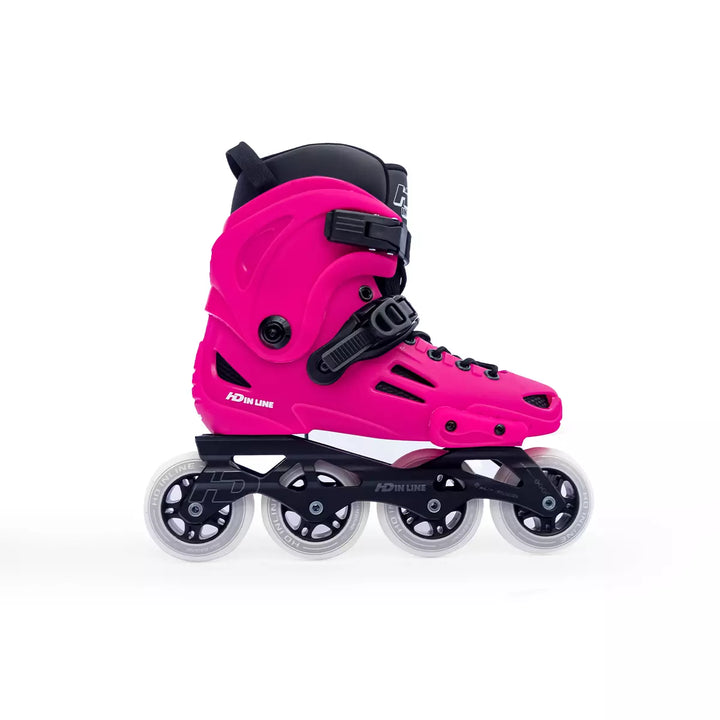 Patins Urbano HD Inline XT Rosa Rodas 80mm Abec-9