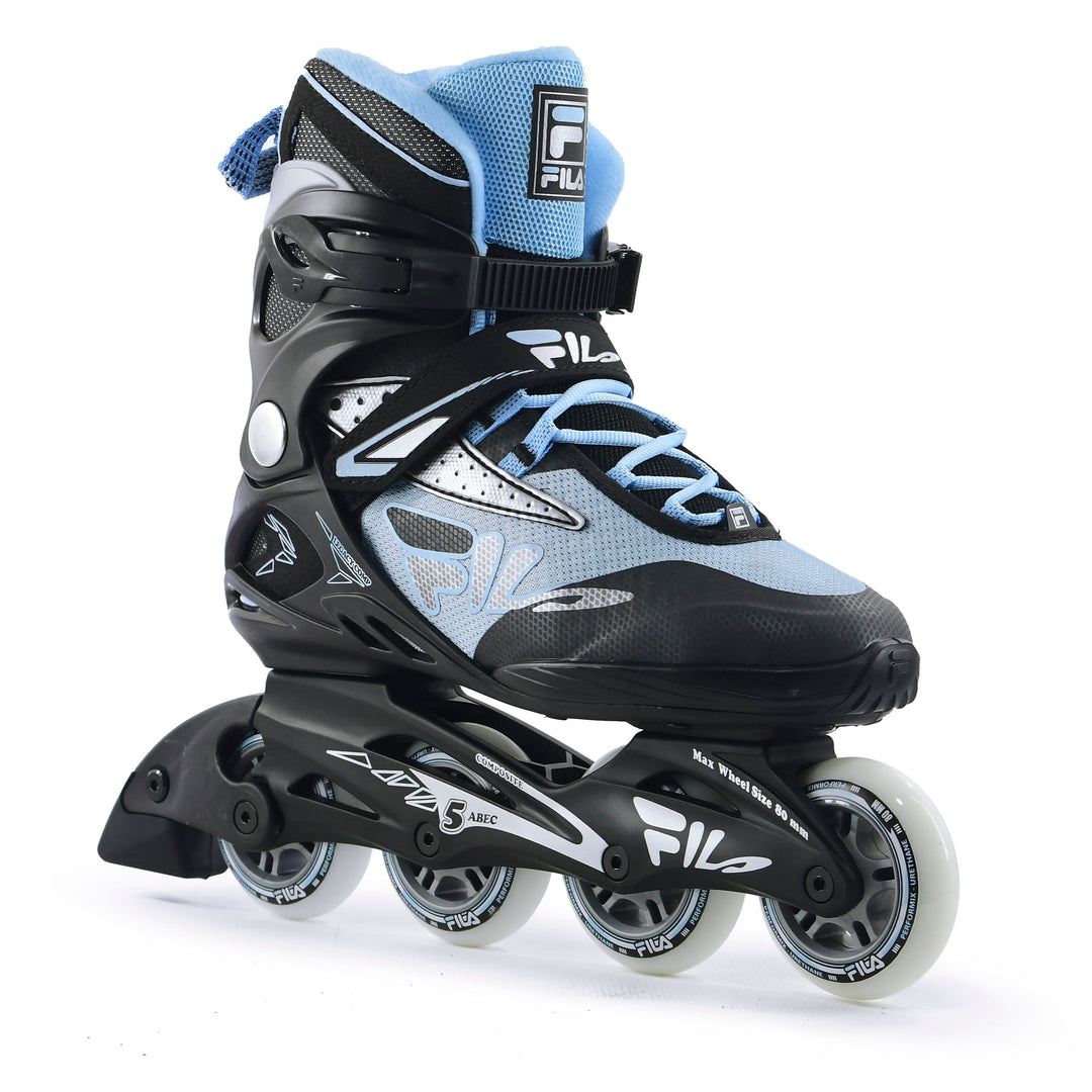 Patines FILA Inline Legacy Blue 80 con rodamientos Abec 5 