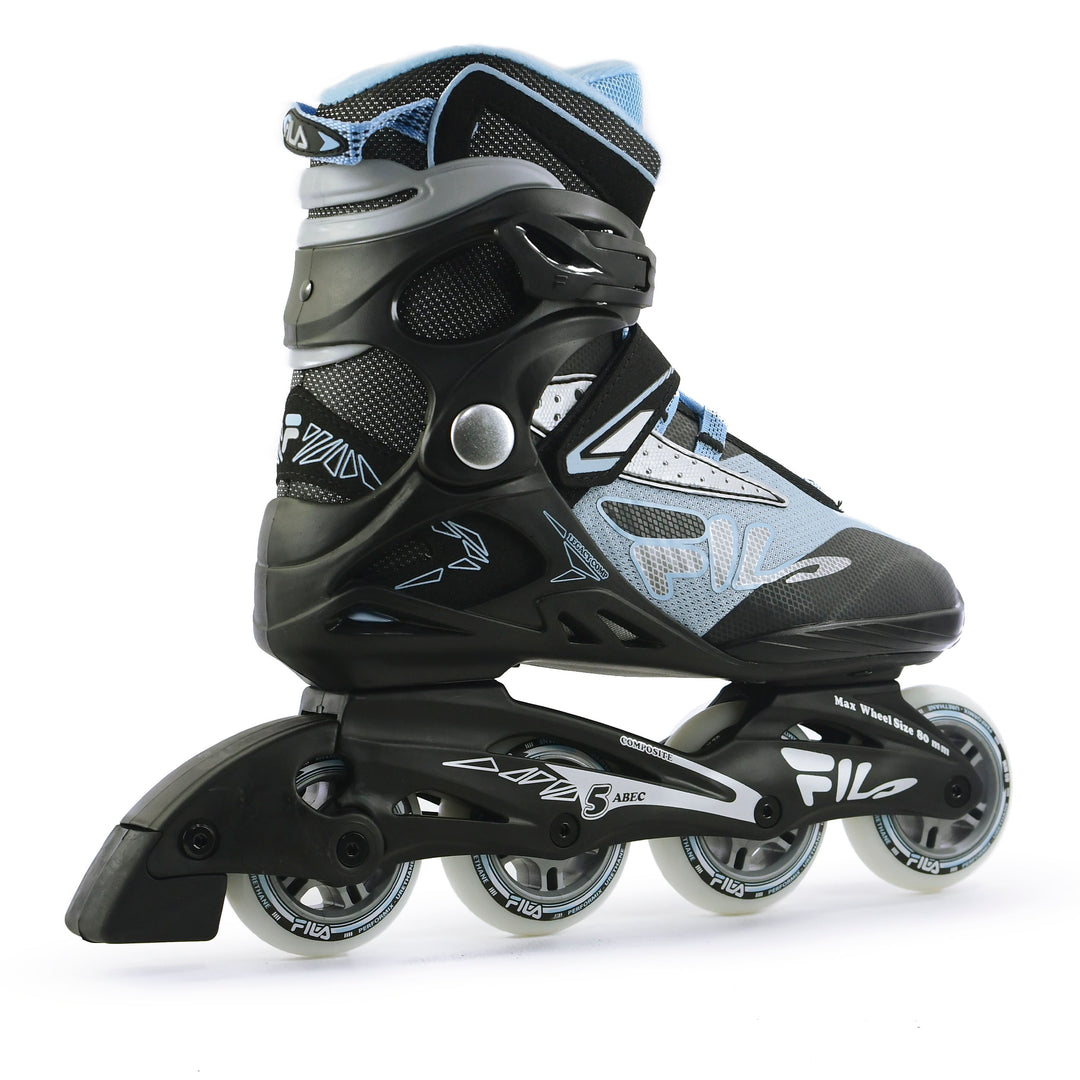 Patines FILA Inline Legacy Blue 80 con rodamientos Abec 5 