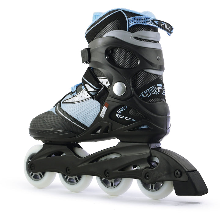 FILA Inline Legacy Blue 80 Skates With Abec 5 Bearings 