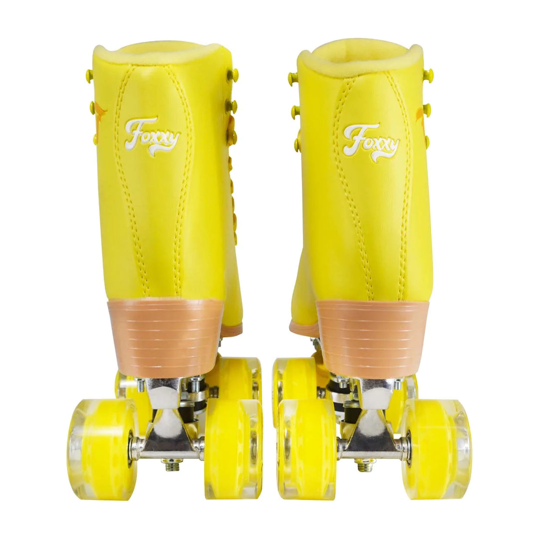 Patins Quad Traxart Foxxy Amarelo - 58mm X 32mm Abec-5