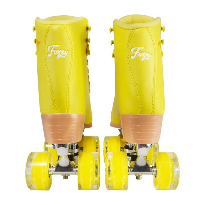 Patins Quad Traxart Foxxy Amarelo - 58mm X 32mm Abec-5