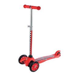 Children's Adjustable Scooter 3 Wheels Racer Red