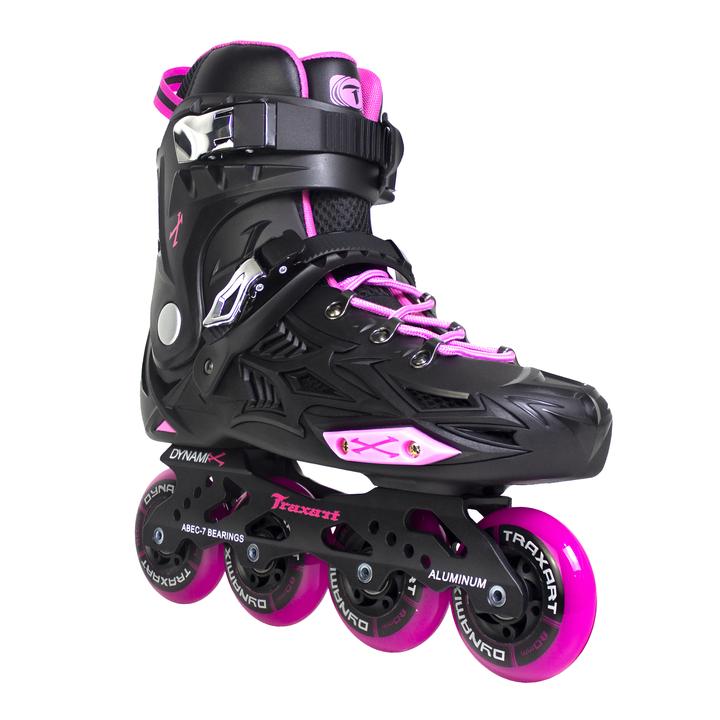 Patins Traxart Dynamix Rose Urbano 80mm Abec-7